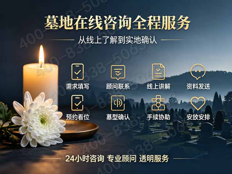 德陵公墓古建与绿植呼应，历史氛围搭配自然绿意：传承文化与自然之美的一方净土